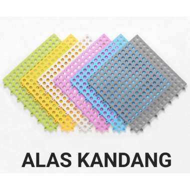 Alas Kandang Hewan Alas Kamar Mandi Karpet Interlock Alas Anti Slip Hijau