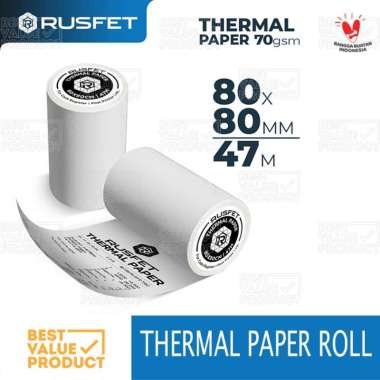 Thermal PAPER ROLL 80x80 / Kertas Termal 80 x 80 PAPER 80x80mm