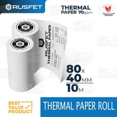 Thermal PAPER ROLL 80x40 / Kertas Termal 80 x 40 PAPER 80x40mm