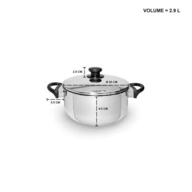 Chefina Pretty Series Panci Master Chef Dutch Oven 20 cm