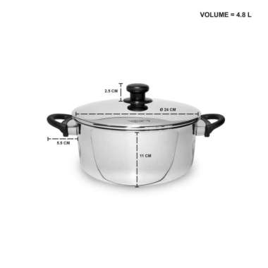 Chefina Pretty Series Panci Master Chef Dutch Oven 24 cm