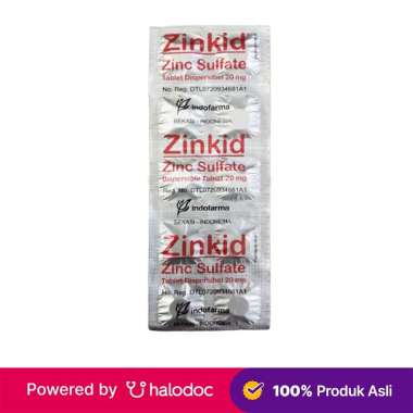 Zinkid 20 mg 10 Tablet