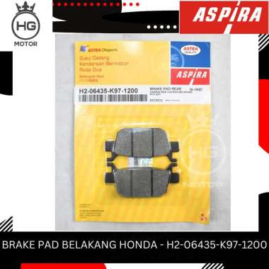 KAMPAS REM BELAKANG ASPIRA UNTUK MOTOR PCX DAN ADV H2-06435-K97-1200