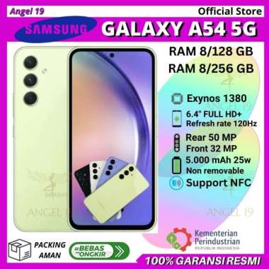 SAMSUNG GALAXY A54 5G 8/256 GB - 8/128 GB GARANSI RESMI, SAMSUNG A54