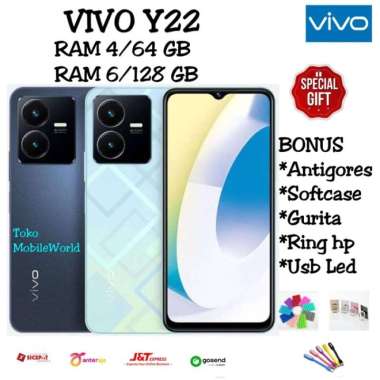 VIVO Y22 RAM 4/64 GB | RAM 6/128 GB GARANSI RESMI VIVO INDONESIA