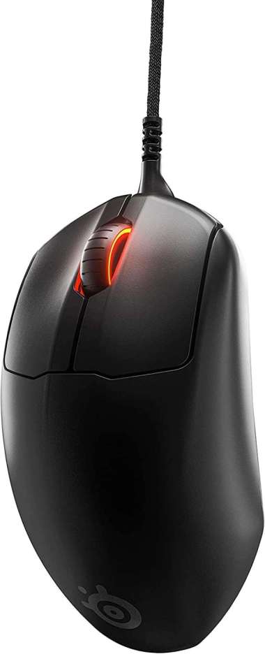 Mouse Gaming SteelSeries Prime+ Wireless - Hitam Ergonomic