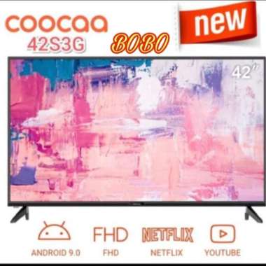 COOCAA SMART ANDROID TV 42S3G-42 INCH ANDROID 9 YOUTUBE NETFLIX