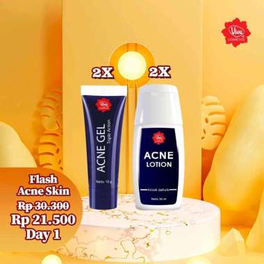 Paket 2 Viva Acne Gel, 2 Viva Acne Lotion Viva Cosmetics