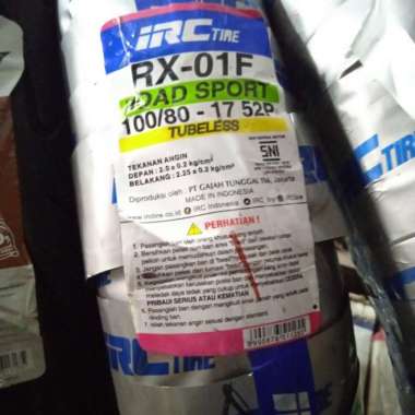 Ban Luar IRC 100/80-17 Road Winter RX 01 F Tubeless