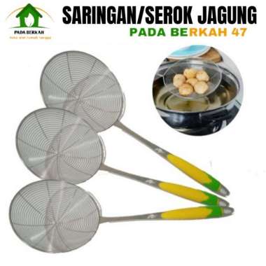 Saringan Memasak Tirisan Minyak Serok Stainless Serok Tirisan Gorengan 20 Cm