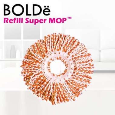 BOLDe Isi Ulang Kain Pel / Refill Super Mop Microfiber Orange