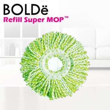 BOLDe Isi Ulang Kain Pel / Refill Super Mop Microfiber Green