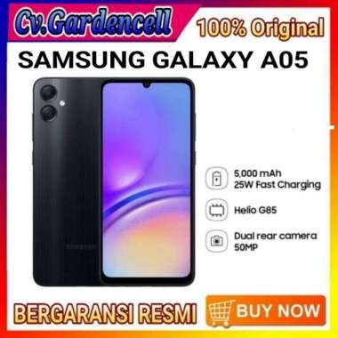 Samsung Galaxy A05 Ram 4/128Gb Garansi Resmi silver