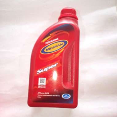 Oli Mesin Motor & Mobil Bensin Merk Mesran Super uk. 1 L