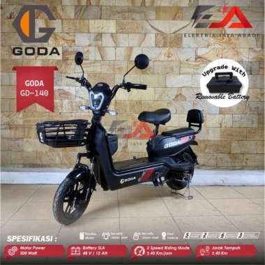 Promo Sepeda Listrik Goda 140 Golden Monkey Multicolor