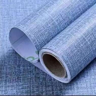WALLPAPER STIKER DINDING HIJAU POLOS BERTEKSTUR