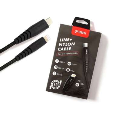 Kabel Data Charger Type C to Lightning Fieri Line+ PD iPad 1.2m 1 Meter