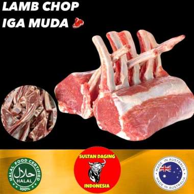 LAMB CHOP STEAK 500 GRAM IMPORT AUS/ LAMB CHOP 500GR/ LAMB RACK/ DOMBA/ DAGING IGA DOMBA MUDA/ LAMB 