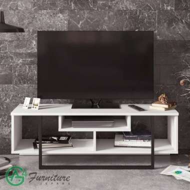 Meja TV Minimalis Twila Warna Duco Putih