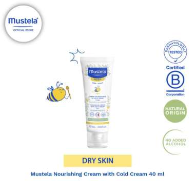 Mustela Nourishing Cream with Cold Cream - Cream Wajah Bayi Kulit Kering