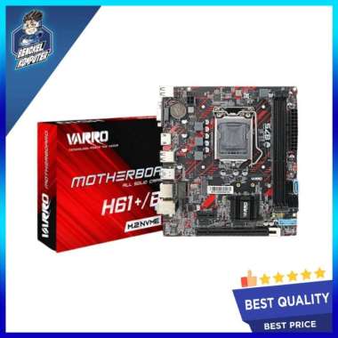 MOTHERBOARD VARRO H61 PLUS/B75 M2 NVME USB 3.0
