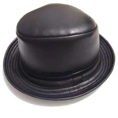 Topi Kulit Pria Wanita Model Tompi Fedora