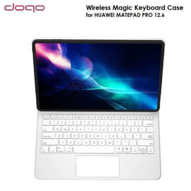 DOQO Wireless Magnetic Keyboard Case for HUAWEI MatePad Pro 12.6 WHITE