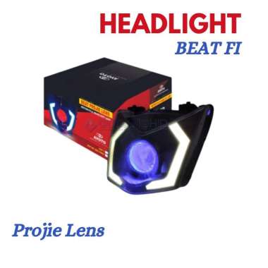 Lampu Depan BEAT FI ESP Ayoto Headlamp Biled Projie Reflektor Custom BEAT FI