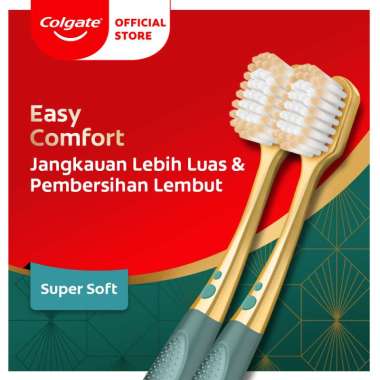 Colgate Easy Comfort Toothbrush - Sikat Gigi - Twinpack