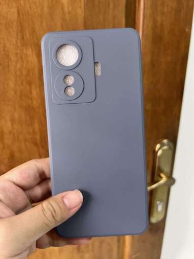 Soft Case Vivo T1 5G Vivo T1 Pro Liquid Silikon Slim Skin Abu-abu - Vivo T1 Pro