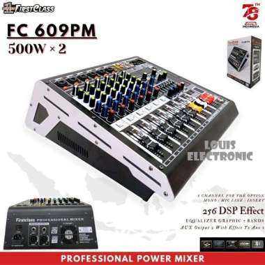 Power Mixer FIRSTCLASS FC609 FC-609 FC 609 6 Channel ORIGINAL