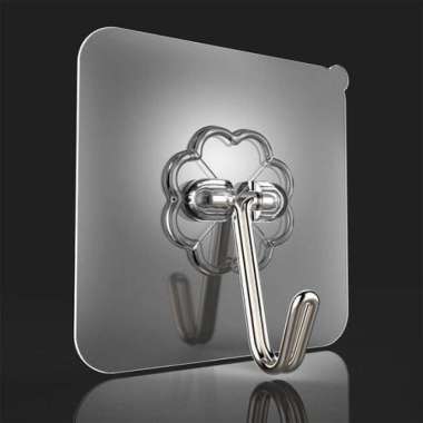 Stiker Lem Gantungan dinding Paku Tempel Socket Hook magic Baut Mur Hook
