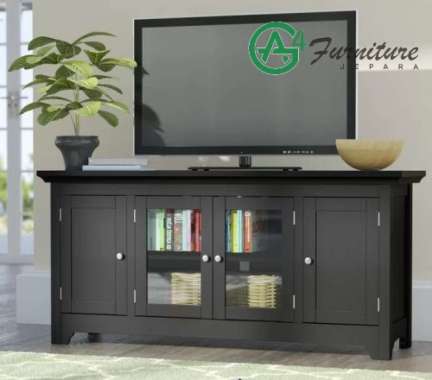 Meja TV Minimalis Modern Warna Hitam