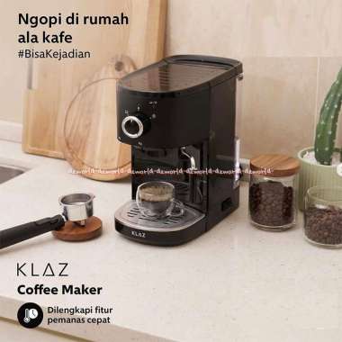 Klaz 1.25Liter Espresso Coffee Maker 2 Corong Mesin Kopi Escpresso