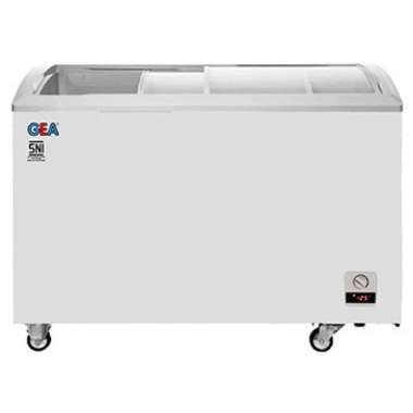 GEA SD-303 CHEST FREEZER SLIDING CURVE GLASS 330 LITER