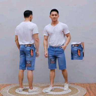 Celana Jeans Pendek Pria| Celana Jeans Pendek| Celana Jeans Pria| Bawahan Pria| Celana Casual Pria 3
