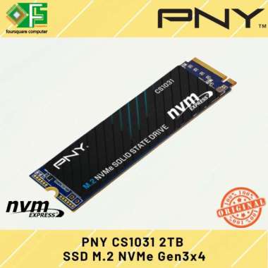 PNY CS1031 SSD M.2 NVMe 2TB PCIe Gen3 x4 Resmi | M2 2280 NVMe 2 TB