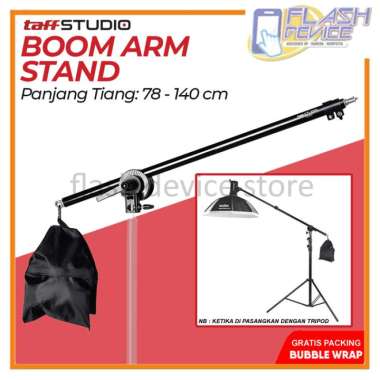 Boom Arm Stand Bracket Taffstudio Telescopic Softbox Lampu Foto Studio
