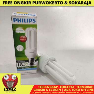 18 WATT / PHILIPS LAMPU JARI ESSENTIAL ENERGY SAVING HEMAT ENERGI
