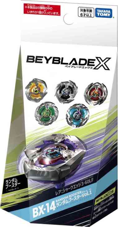 Mainan Gasing Takara Tomy Beyblade X BX-14 Random Booster Vol. 1