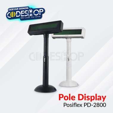Posiflex PD2800 Customer Display Layar Pelanggan Minimarket Pole Display USB