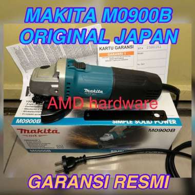 MESIN GERINDA TANGAN MAKITA M0900B ORIGINAL JAPAN GRINDA 4 MT90 Maktec Optional