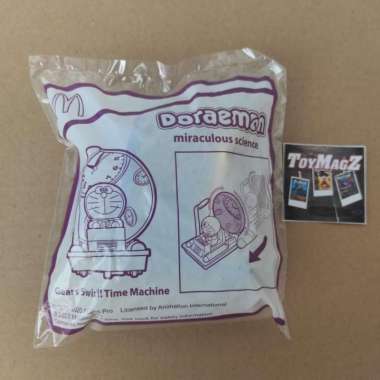 Figure Doraemon Happy Meal McDonald Gears Swirl Time Machine
