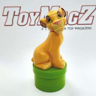 Figure Happy Meal McDonald's Lion King 1994 Simba Stamper