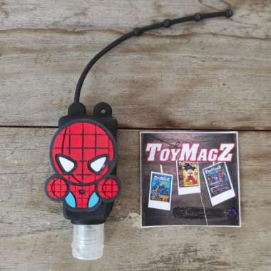 Hand Sanitizer Botol Karakter Hiasan Tas Anak Lucu isi Hand Sanitizer Spiderman