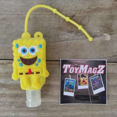Hand Sanitizer Botol Karakter Hiasan Tas Anak Lucu isi Hand Sanitizer Sponge Bob