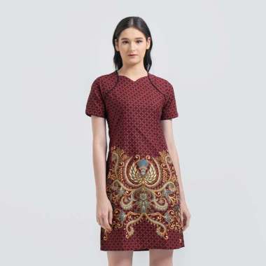 My Aksa Batik Wanita Dress Furing Ava Aiden XXL