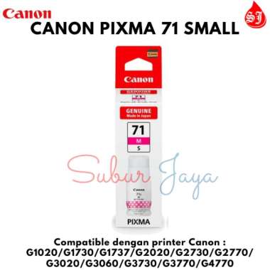 Tinta Printer Canon 71 Small Magenta Tinta Pigment Original 40ml