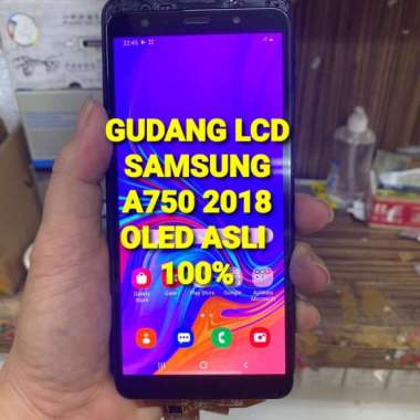 LCD TOUCHSCREEN SAMSUNG GALAXY A7 2018 A750 OLED ASLI