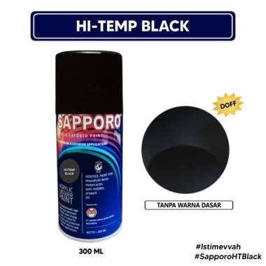 Sapporo Hi-Temp 300ML (Anti Panas) / Cat Anti Panas / Cat Spray / Sapporo Hi Temp Silver